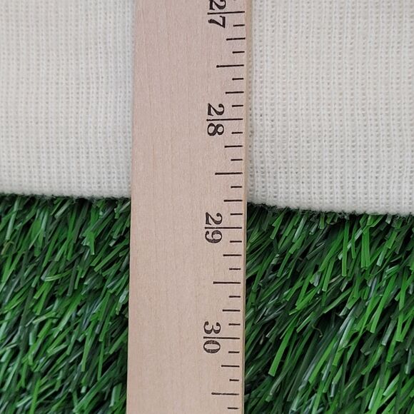 Vintage LL-Bean Cardigan L/XL 24x29 Ivory - Picture 10 of 11